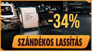 Az Intel bevallotta: szándékosan lassítják a processzorodat.