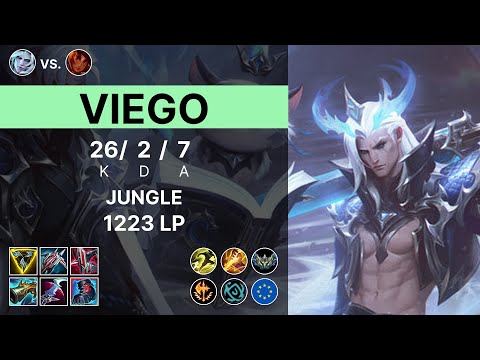 Viego Jungle vs Taliyah - 1223 LP Challenger - EUW 15.11