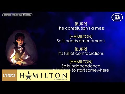 #23 Hamilton - Non-Stop (VIDEO LYRICS)