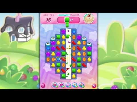 Candy Crush Saga LEVEL 668 (new version*)✔️