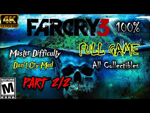 Far Cry 3 - 100% Full Playthrough Pt 2 (Master Difficulty, Harder Outposts, All Collectibles)