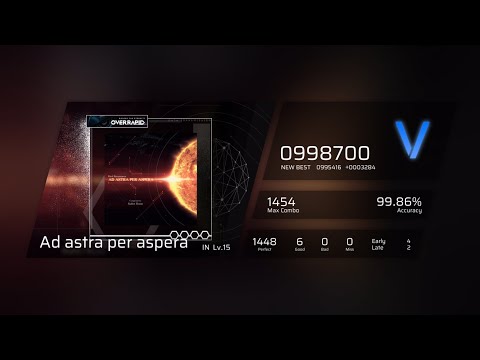 [Phigros x OverRapid] Ad astra per aspera [IN 15] - Full Combo (6-0-0)