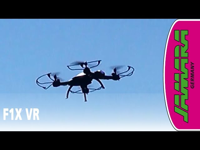Vidéo teaser pour Jamara Virtual Reality Quadrocopter Drohne F1X