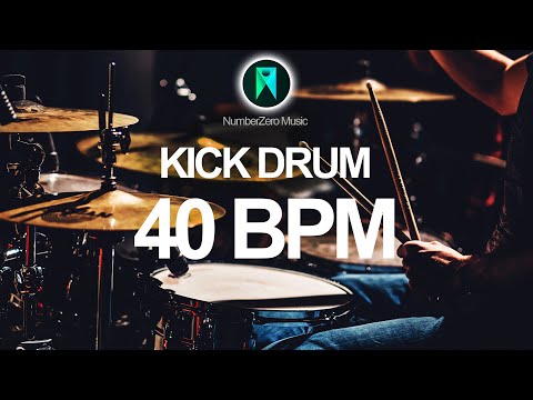 Kick Drum 4/4 Metronome - 40 BPM