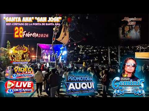 GRUPO GEMINIS (Henry Farith) AYACUCHO "San Jose - Santa Ana" yunza 28Feb2026