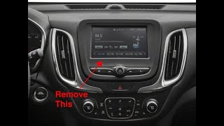 How to Remove Factory Radio (Chevy Equinox)