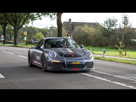 Porsche 991 GT3 with Akrapovic Exhaust - LOUD Accelerations & Revs !