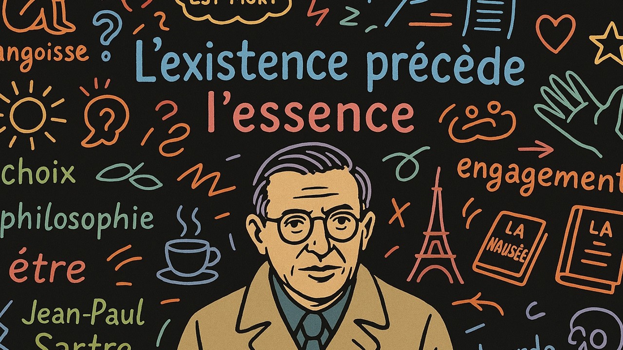 Philosophie - Sartre « L'existence précède l'essence » explication