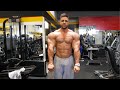 BODYBUILDING MOTIVATION QUADS AND ARM WORKOUT | REGAN GRIMES 5 DAYS OUT
