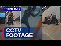 CCTV Shows Shopping Centre Machete Brawl 9 News Australia