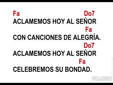 Aclamemos Hoy Al Señor - Música Religiosa