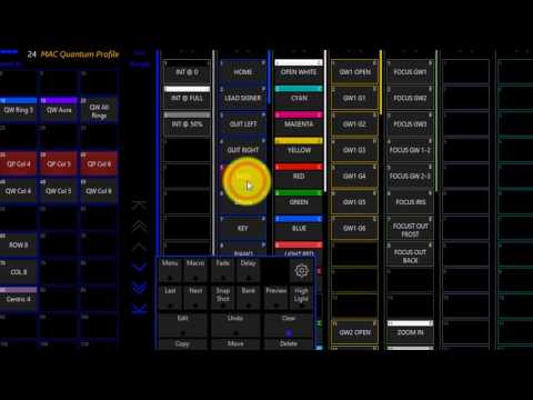 6.1 Creating Cuelists