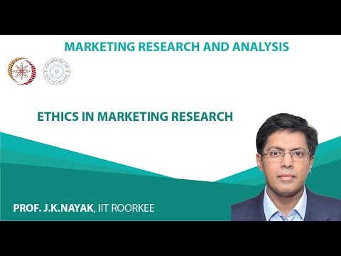 Lecture36 Ethics in Marketing Research