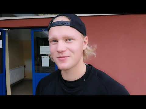 Ville Saloranta pozdrawia Przemysława Odrobnego