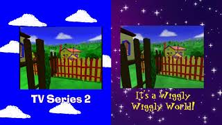 The Wiggles - In the Wiggles World Saturation and Opening Comparison