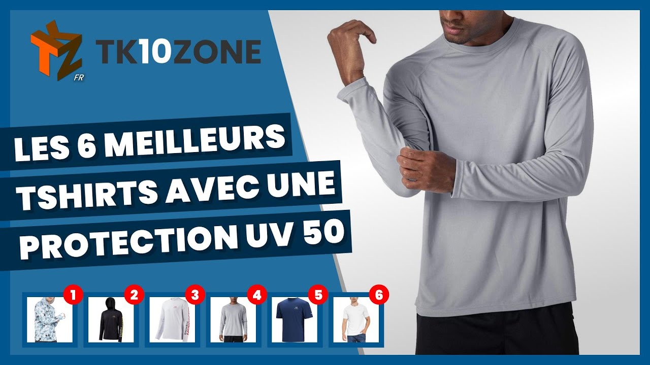 Les 6 meilleurs t-shirts avec protection uv 50+ pour la pêche et la randonnée