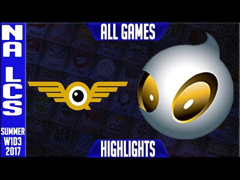 FLY VS DIG ALL GAMES Highlights | NA LCS W1D3 Summer 2017 | FlyQuest vs Dignitas
