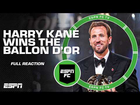 REACTION to Harry Kane winning his first Ballon d’Or 🔥 | ESPN FC