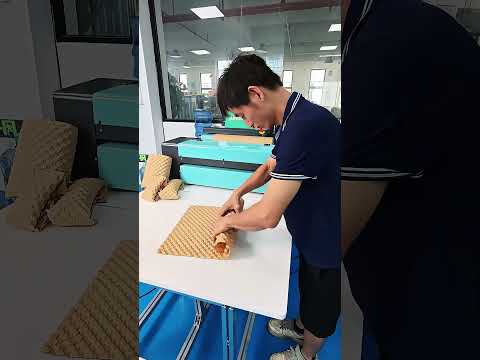 Kraft Paper Bubble Cushion Machine, No Plastic Packaging Needed