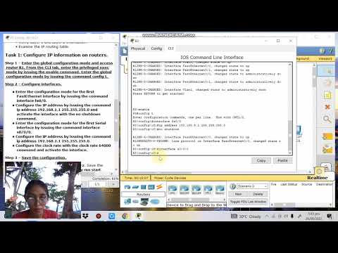5.2.1: Configure IP Addresses on Router Interfaces