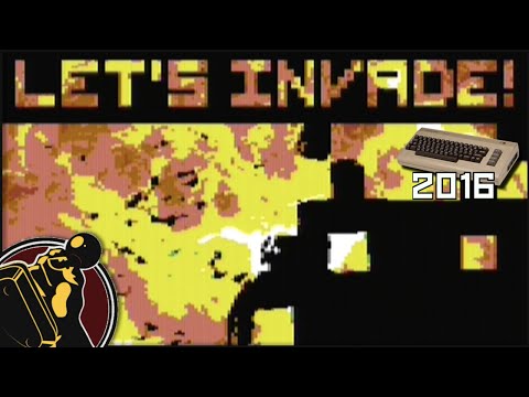 Let's Invade! (Commodore 64, 2016) | Space Invaders mit Reizüberflutung | Angespielt! #362