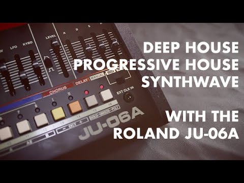 Roland JU-06A for Deep House/Progressive/80s Synthwave (Sound only - No talk)