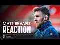 Post-Match Reaction 🗣 | Matt Bevans On Sunderland Defeat