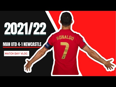 Man Utd 4-1 Newcastle Utd | Match Day Vlog | Cristiano Ronaldo Returns & Scores | United Win