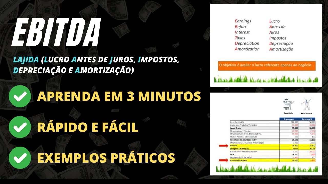 Ebitda / Lajida (o que é e como calcular com um exemplo prático em 4 minutos)