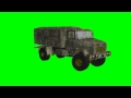 3D Objects Military Kraz 5233 Free Green Screen