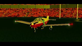 landing in the perth stadium in ptfs
