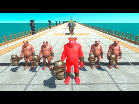 Ogre Lord Team vs Bosses - Animal Revolt Battle Simulator