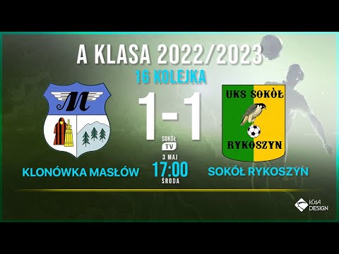 Klonówka Masłów - Sokół Rykoszyn 16 kolejka Klasa A 20202/2023