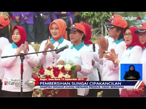 Ibu Negara, Iriana Joko Widodo Tinjau Pembersihan Sungai Cipakancilan - BIS 20/09