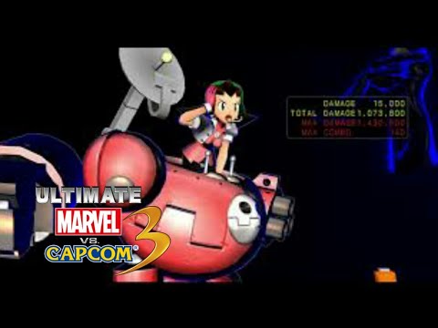 Tron Bonne 147 hit solo combo ULTIMATE MARVEL VS. CAPCOM 3