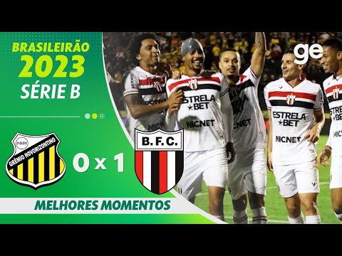 NOVORIZONTINO 0 X 1 BOTAFOGO-SP | MELHORES MOMENTOS | 14ª RODADA BRASILEIRÃO SÉRIE B 2023 | ge.globo