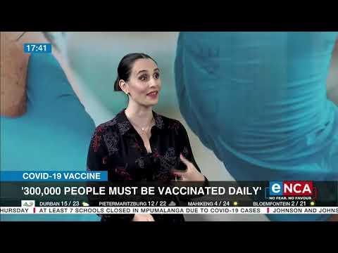 COVID 19 in SA 300,000 must be vaccinated daily