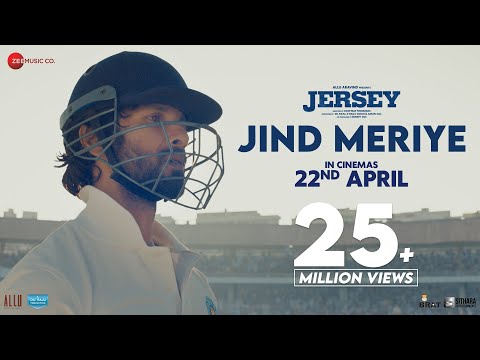 Jind Meriye - Jersey | Shahid Kapoor, Mrunal Thakur |Sachet-Parampara, Javed Ali|Shellee|Gowtam T