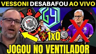 VESSONI DESABAFOU E DETONOU A POSTURA DO CORINTHIANS PELO BRASILEIRÃO.