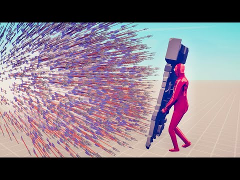 WALL TITAN vs SUPER RANGED UNITS | TABS Modded Gameplay