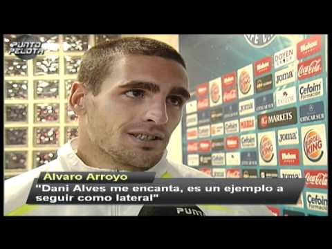 Álvaro Arroyo debutante con el Getafe