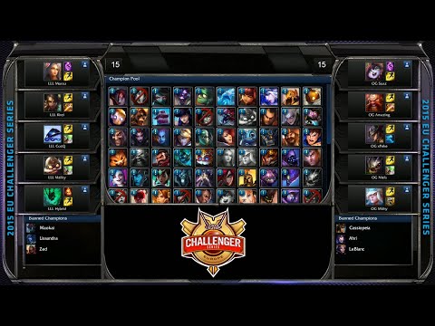 [no cast] LowLandLions vs Origen | Game 1 S5 EUCS Spring 2015 Week 5 Day 1 | LLL vs OG W5D1