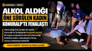  Konuralp’te Fenalaşan Kadın Hastaneye Kaldırıldı