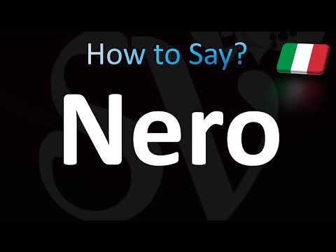 How to Pronounce ''Nero'' Correctly! (Italian)