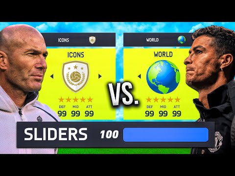 ICON vs. WORLD... with ALL Sliders at 100! 🤣
