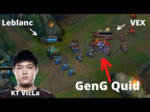 KT VicLa [Leblanc] vs. Gen. G Quid [Vex] Pre-Worlds SoloQ