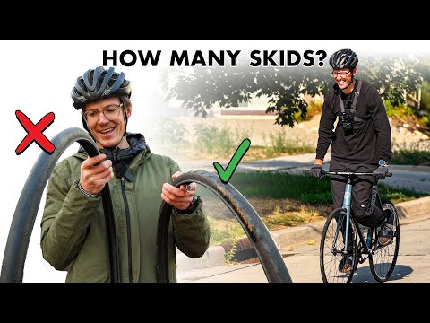 FIXIE SKID TEST - TOP 3 Tires for Fixed Gear Bikes