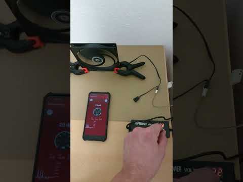 Arctic P14 Slim PWM PST 140mm-Lüfter Lautstärke-TEST 3V - 12V (150-1800 U/min)