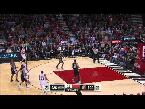 Will Barton Highlights Spurs vs. Blazers 12.15.2014 - 3 Points, 2 Assists
