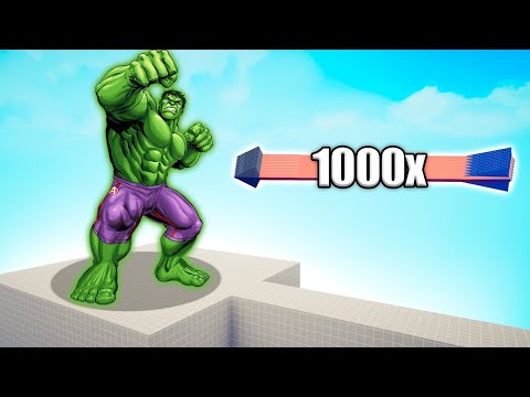 HULK vs 1000x OVERPOWERED UNITS - TABS | Totally Accurate Battle Simulator 2024